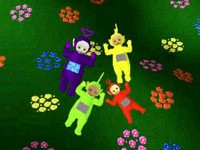 une photo d'Ã©cran de Teletubbies sur Sony Playstation